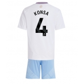 Aston Villa Ezri Konsa #4 Udebanetrøje Børn 2024-25 Kortærmet (+ Korte bukser)
