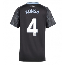 Aston Villa Ezri Konsa #4 Udebanetrøje Dame 2025-26 Kortærmet