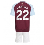Aston Villa Ian Maatsen #22 Hjemmebanetrøje Børn 2024-25 Kortærmet (+ Korte bukser)