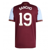 Aston Villa Jadon Sancho #19 Hjemmebanetrøje 2025-26 Kortærmet
