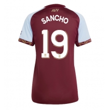 Aston Villa Jadon Sancho #19 Hjemmebanetrøje Dame 2025-26 Kortærmet