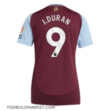 Aston Villa Jhon Duran #9 Hjemmebanetrøje Dame 2024-25 Kortærmet