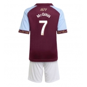 Aston Villa John McGinn #7 Hjemmebanetrøje Børn 2025-26 Kortærmet (+ Korte bukser)