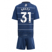 Aston Villa Leon Bailey #31 Tredjetrøje Børn 2024-25 Kortærmet (+ Korte bukser)