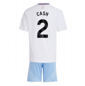 Aston Villa Matty Cash #2 Udebanetrøje Børn 2024-25 Kortærmet (+ Korte bukser)