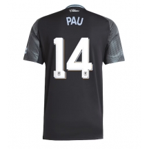 Aston Villa Pau Torres #14 Udebanetrøje 2025-26 Kortærmet