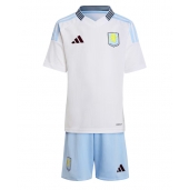 Aston Villa Udebanetrøje Børn 2024-25 Kortærmet (+ Korte bukser)