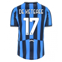 Atalanta Charles De Ketelaere #17 Hjemmebanetrøje 2025-26 Kortærmet