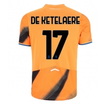 Atalanta Charles De Ketelaere #17 Tredjetrøje 2025-26 Kortærmet