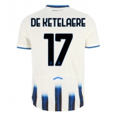 Atalanta Charles De Ketelaere #17 Udebanetrøje 2025-26 Kortærmet
