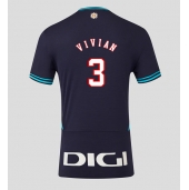 Athletic Bilbao Dani Vivian #3 Udebanetrøje 2025-26 Kortærmet