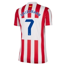 Atletico Madrid Antoine Griezmann #7 Hjemmebanetrøje Dame 2025-26 Kortærmet