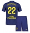 Atletico Madrid Giacomo Raspadori #22 Udebanetrøje Børn 2025-26 Kortærmet (+ Korte bukser)