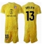 Atletico Madrid Jan Oblak #13 Målmand Tredjetrøje Børn 2024-25 Kortærmet (+ Korte bukser)