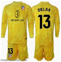 Atletico Madrid Jan Oblak #13 Målmand Tredjetrøje Børn 2024-25 Langærmet (+ Korte bukser)