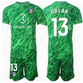 Atletico Madrid Jan Oblak #13 Målmand Udebanetrøje Børn 2024-25 Kortærmet (+ Korte bukser)