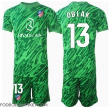 Atletico Madrid Jan Oblak #13 Målmand Udebanetrøje Børn 2024-25 Kortærmet (+ Korte bukser)