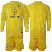 Atletico Madrid Målmand Tredjetrøje Børn 2024-25 Langærmet (+ Korte bukser)