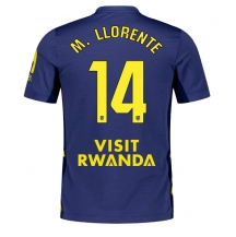 Atletico Madrid Marcos Llorente #14 Udebanetrøje 2025-26 Kortærmet