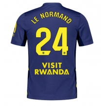 Atletico Madrid Robin Le Normand #24 Udebanetrøje 2025-26 Kortærmet