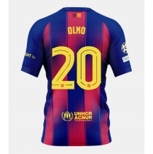 Barcelona Dani Olmo #20 Hjemmebanetrøje 2025-26 Kortærmet