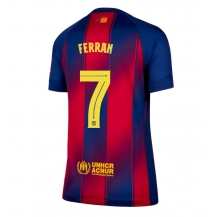 Barcelona Ferran Torres #7 Hjemmebanetrøje Dame 2025-26 Kortærmet