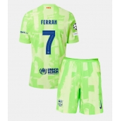 Barcelona Ferran Torres #7 Tredjetrøje Børn 2024-25 Kortærmet (+ Korte bukser)