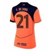 Barcelona Frenkie de Jong #21 Tredjetrøje Dame 2025-26 Kortærmet