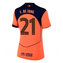 Barcelona Frenkie de Jong #21 Tredjetrøje Dame 2025-26 Kortærmet