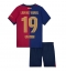 Barcelona Lamine Yamal #19 Hjemmebanetrøje Børn 2024-25 Kortærmet (+ Korte bukser)