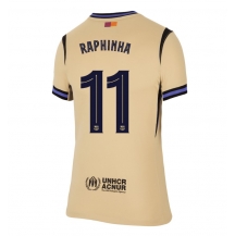 Barcelona Raphinha Belloli #11 Udebanetrøje Dame 2025-26 Kortærmet