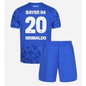 Bayer Leverkusen Alejandro Grimaldo #20 Tredjetrøje Børn 2025-26 Kortærmet (+ Korte bukser)