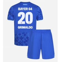 Bayer Leverkusen Alejandro Grimaldo #20 Tredjetrøje Børn 2025-26 Kortærmet (+ Korte bukser)