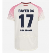Bayer Leverkusen Eliesse Ben Seghir #17 Udebanetrøje 2025-26 Kortærmet
