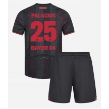 Bayer Leverkusen Exequiel Palacios #25 Hjemmebanetrøje Børn 2025-26 Kortærmet (+ Korte bukser)