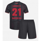 Bayer Leverkusen Lucas Vazquez #21 Hjemmebanetrøje Børn 2025-26 Kortærmet (+ Korte bukser)
