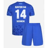 Bayer Leverkusen Patrik Schick #14 Tredjetrøje Børn 2025-26 Kortærmet (+ Korte bukser)