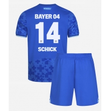Bayer Leverkusen Patrik Schick #14 Tredjetrøje Børn 2025-26 Kortærmet (+ Korte bukser)