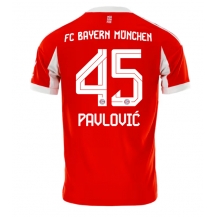Bayern Munich Aleksandar Pavlovic #45 Hjemmebanetrøje 2025-26 Kortærmet