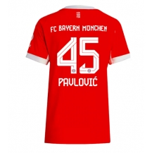Bayern Munich Aleksandar Pavlovic #45 Hjemmebanetrøje Dame 2025-26 Kortærmet