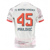 Bayern Munich Aleksandar Pavlovic #45 Udebanetrøje 2025-26 Kortærmet