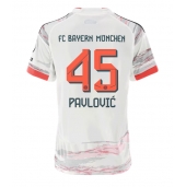 Bayern Munich Aleksandar Pavlovic #45 Udebanetrøje Dame 2025-26 Kortærmet