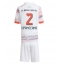 Bayern Munich Dayot Upamecano #2 Udebanetrøje Børn 2025-26 Kortærmet (+ Korte bukser)