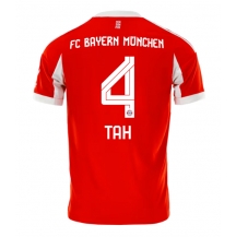 Bayern Munich Jonathan Tah #4 Hjemmebanetrøje 2025-26 Kortærmet