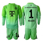 Bayern Munich Manuel Neuer #1 Målmand Hjemmebanetrøje Børn 2025-26 Langærmet (+ Korte bukser)