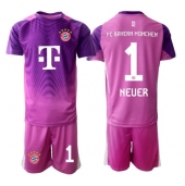 Bayern Munich Manuel Neuer #1 Målmand Tredjetrøje Børn 2025-26 Kortærmet (+ Korte bukser)
