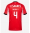 Benfica Antonio Silva #4 Hjemmebanetrøje 2025-26 Kortærmet