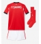 Benfica Hjemmebanetrøje Børn 2025-26 Kortærmet (+ Korte bukser)