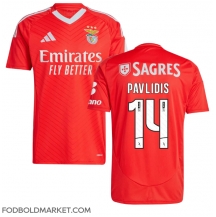 Benfica Vangelis Pavlidis #14 Hjemmebanetrøje 2024-25 Kortærmet