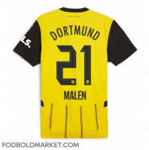 Borussia Dortmund Donyell Malen #21 Hjemmebanetrøje 2024-25 Kortærmet